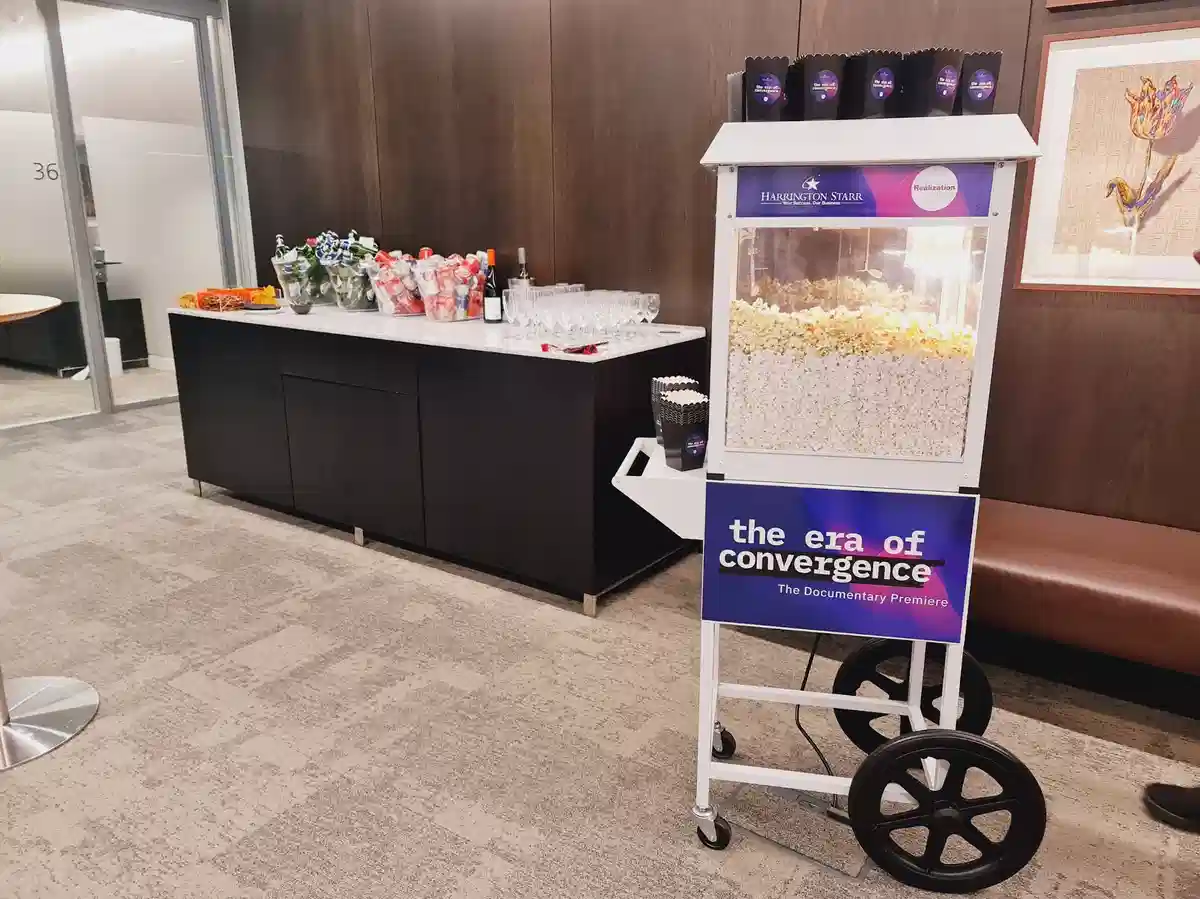Office Popcorn Hire London work detail